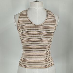 Striped Ribbed Tank Top